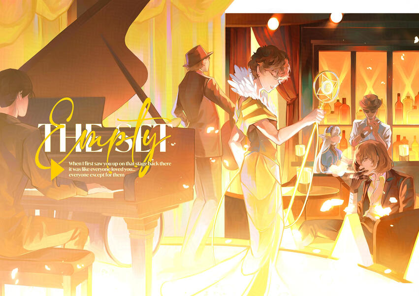 Every Universe, Every Lifetime: Akeshuake AU Zine - Spread