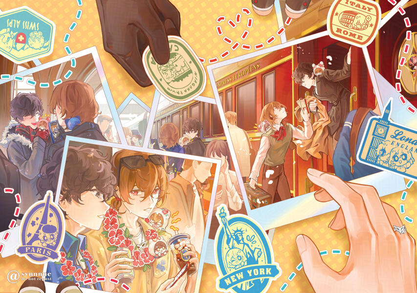 An Akeshuake Travel Zine: Winds of Blessing Zine - Cover