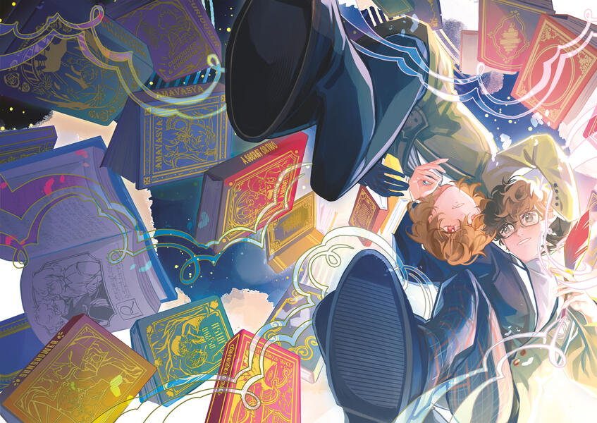 **Happily Ever After: An Akeshuake Fantasy AU Zine** - Cover