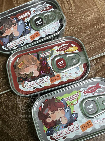 Fish Themed Storage Tins Fish Themed Storage Tins